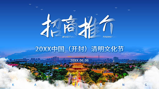 政务推介会PPT案例